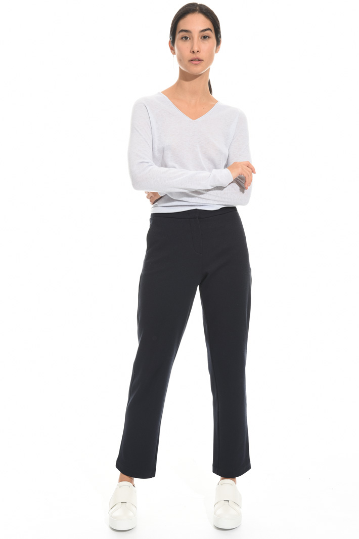 Diagonal weave trousers Intrend Diagonal weave trousers Intrend