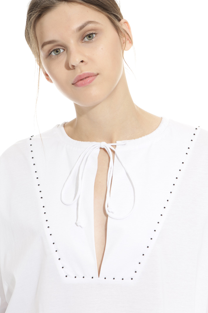 Casacca in cotone con perline Intrend Casacca in cotone con perline Intrend