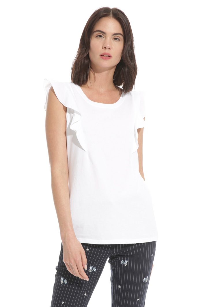 Top in cotone con ruches Intrend Top in cotone con ruches Intrend