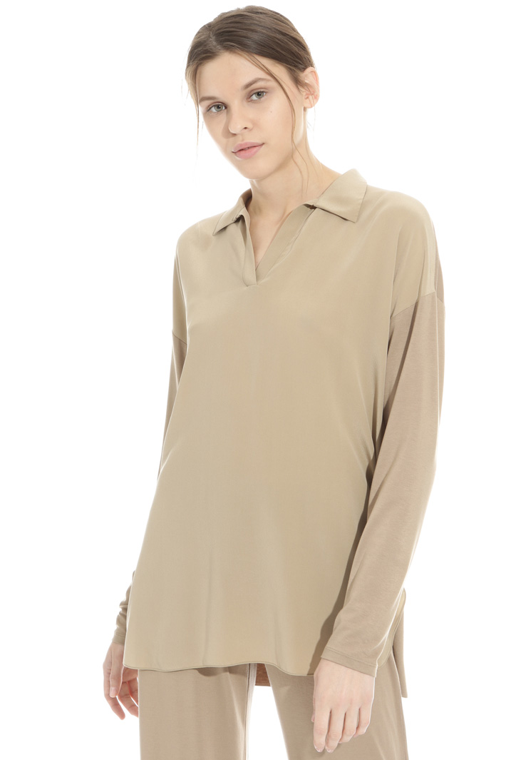 T-shirt con maniche lunghe Intrend T-shirt con maniche lunghe Intrend