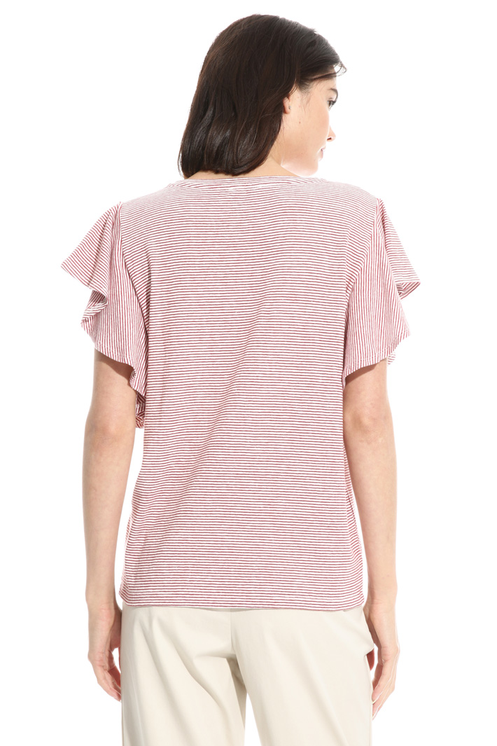 T-shirt con maniche volant Intrend T-shirt con maniche volant Intrend