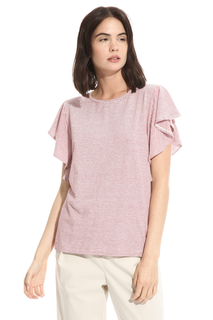 T-shirt con maniche volant Intrend T-shirt con maniche volant Intrend