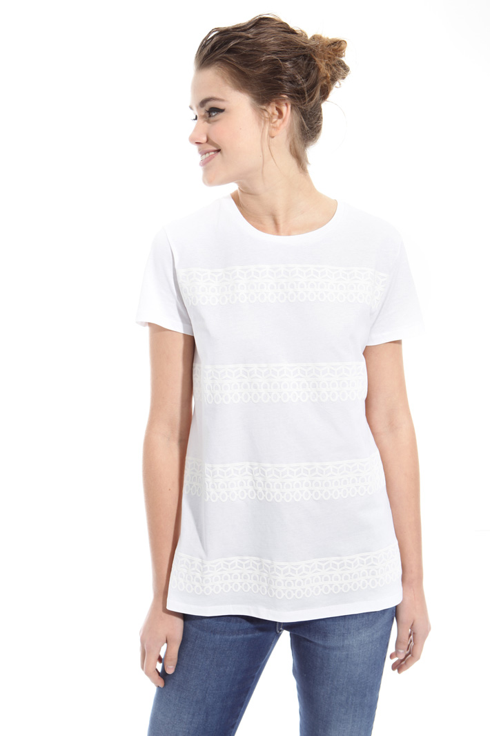 T-shirt con stampa in tono Intrend T-shirt con stampa in tono Intrend
