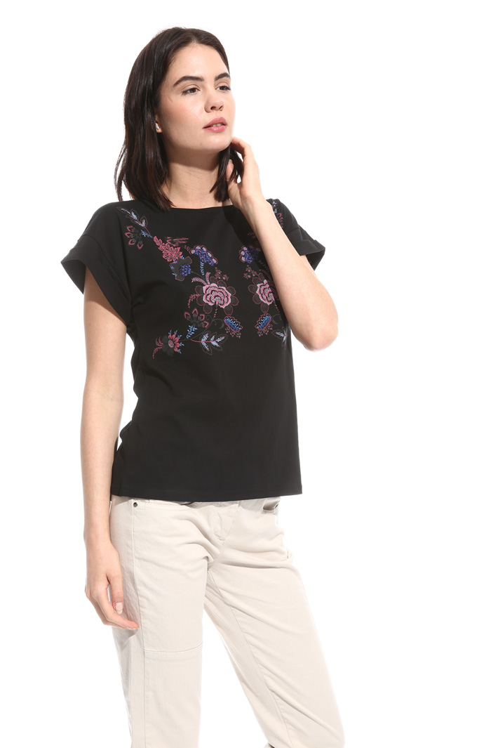T-shirt in jersey di cotone Intrend T-shirt in jersey di cotone Intrend