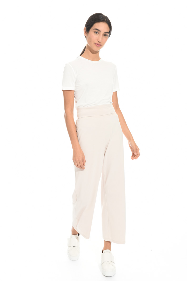 Viscose crepe neck T-shirt Intrend Viscose crepe neck T-shirt Intrend