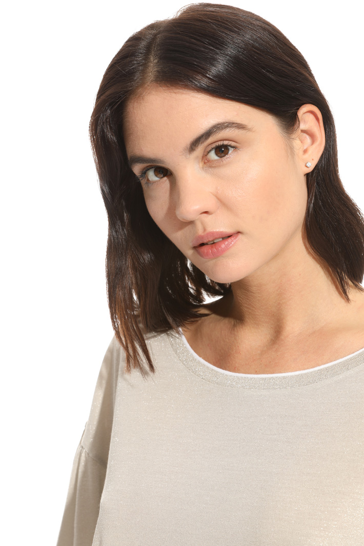 T-shirt con maniche corolla Intrend T-shirt con maniche corolla Intrend