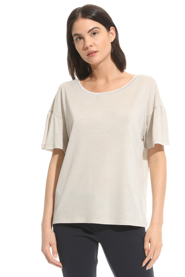 T-shirt con maniche corolla Intrend T-shirt con maniche corolla Intrend