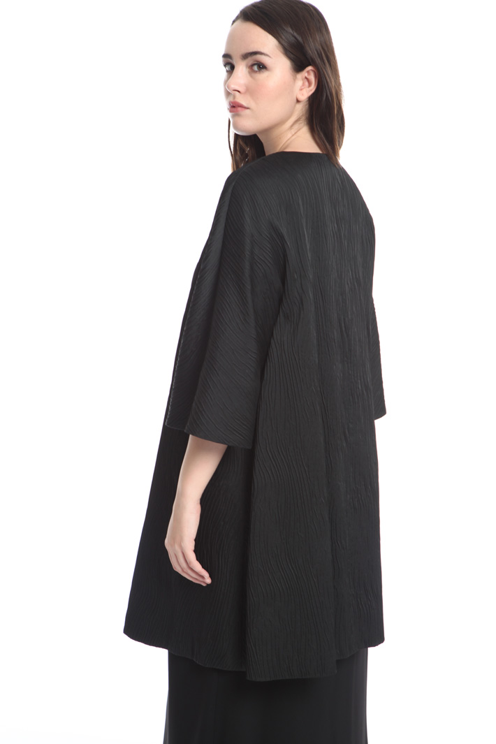 Stretch jacquard duster coat Diffusione Tessile Stretch jacquard duster coat Diffusione Tessile