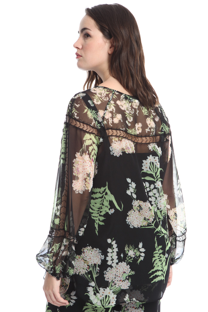 Casacca in georgette di seta Intrend Casacca in georgette di seta Intrend