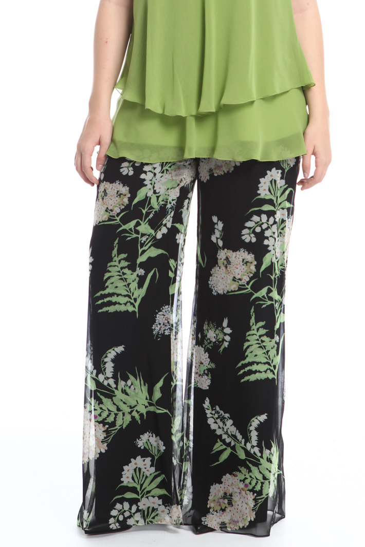 Pantaloni in georgette Intrend Pantaloni in georgette Intrend