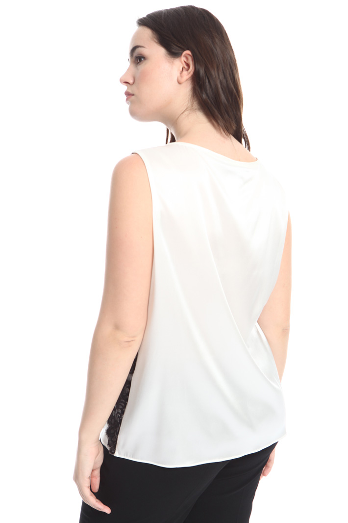 Top in seta e pizzo Intrend Top in seta e pizzo Intrend