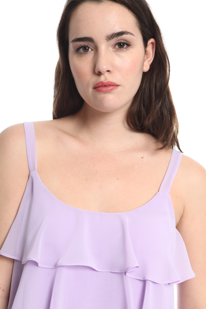 Top in georgette a balze Intrend Top in georgette a balze Intrend