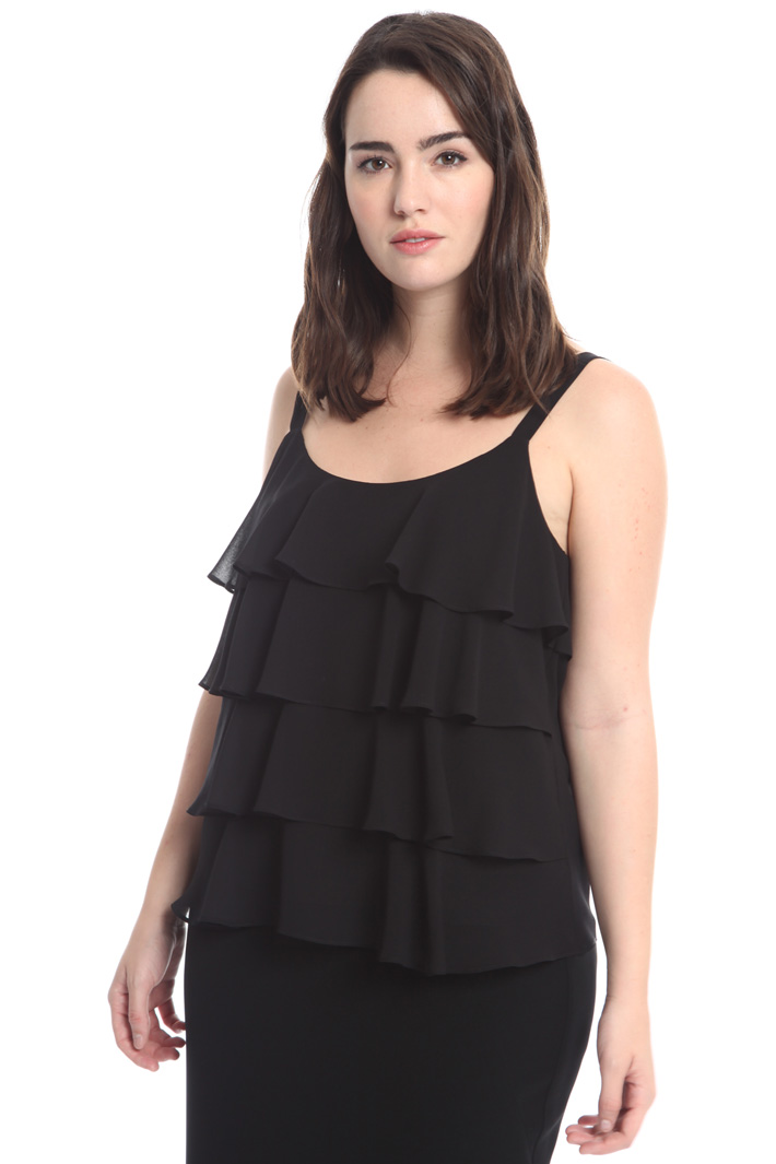 Top in georgette a balze Intrend Top in georgette a balze Intrend