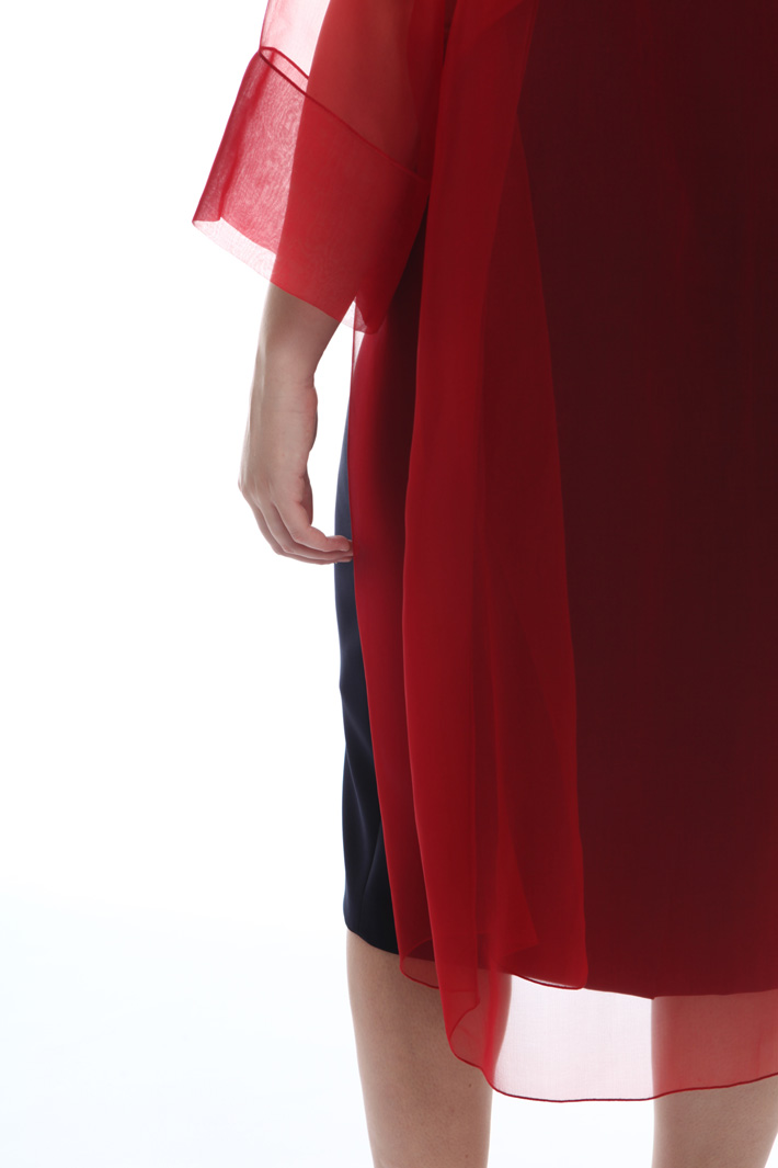Silk organza duster coat Diffusione Tessile Silk organza duster coat Diffusione Tessile