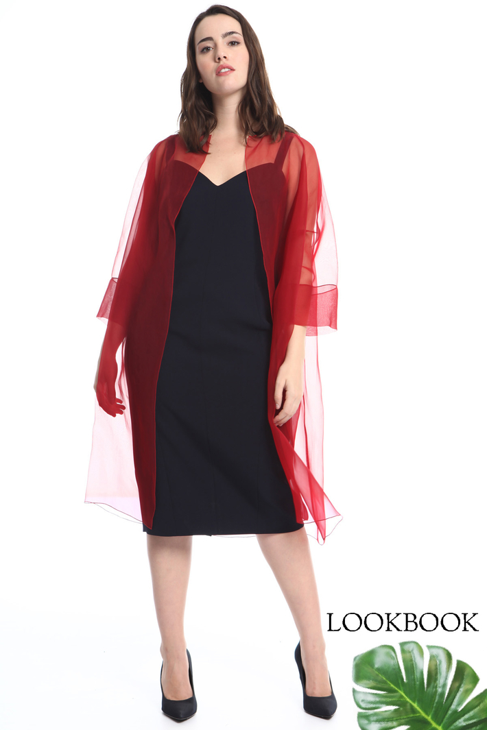 Silk organza duster coat Diffusione Tessile Silk organza duster coat Diffusione Tessile
