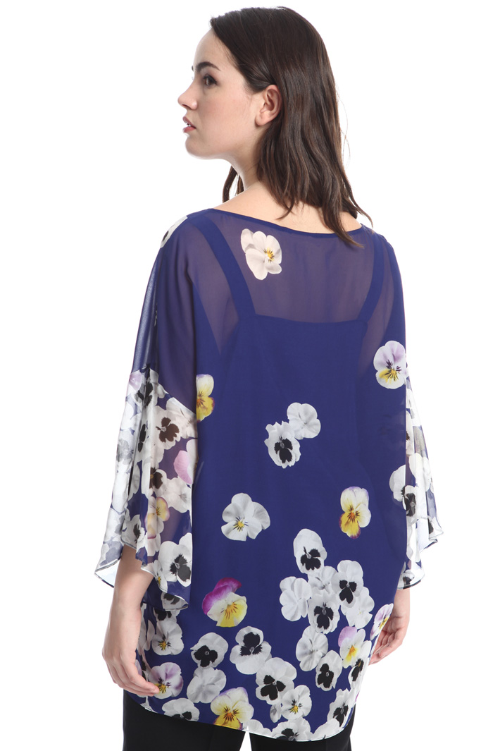 Silk georgette tunic Diffusione Tessile Silk georgette tunic Diffusione Tessile