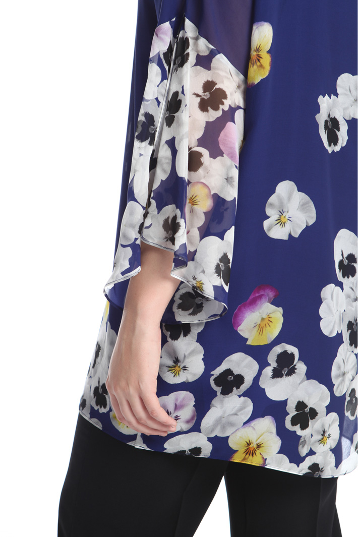 Silk georgette tunic Diffusione Tessile Silk georgette tunic Diffusione Tessile