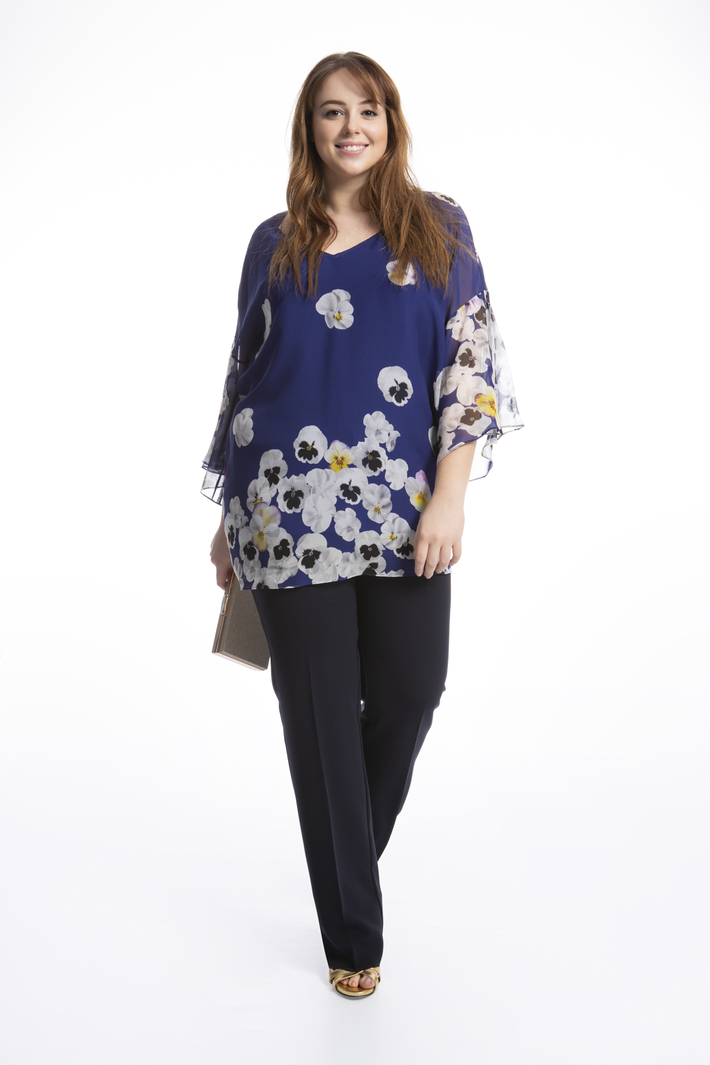 Silk georgette tunic Intrend Silk georgette tunic Intrend