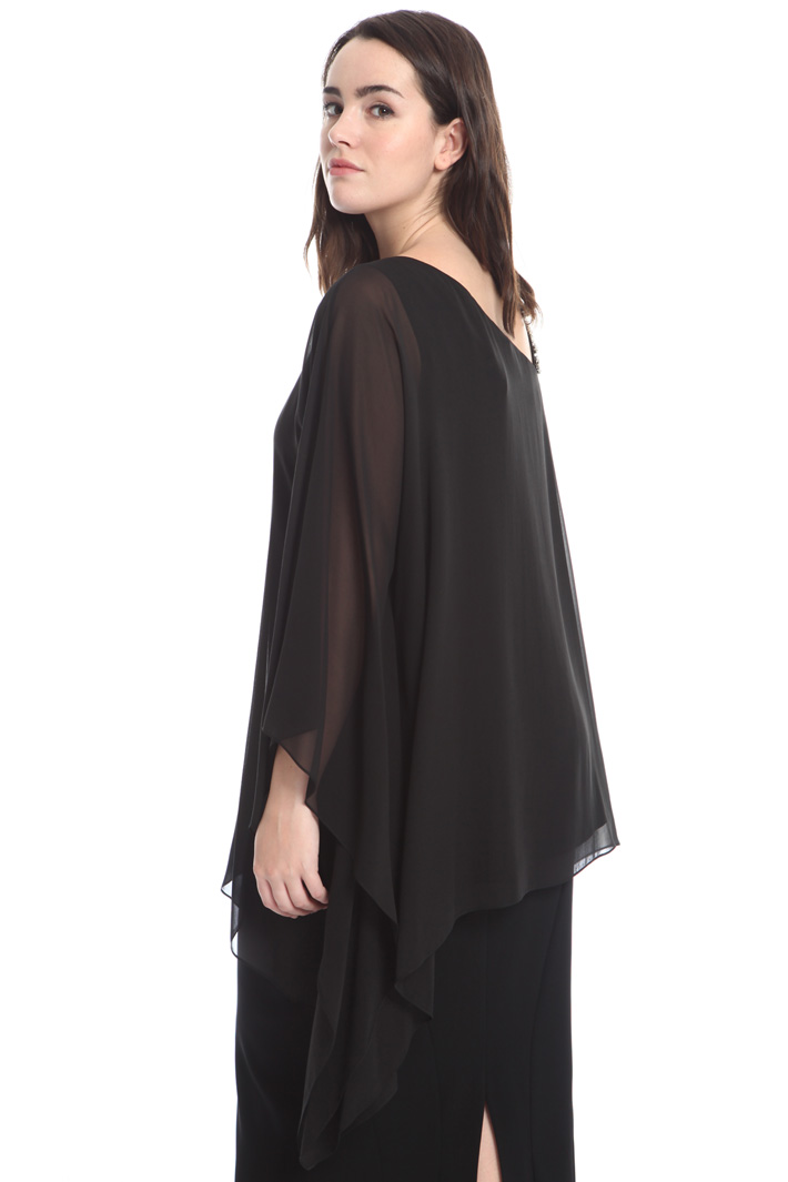 Blusa monospalla in seta Intrend Blusa monospalla in seta Intrend