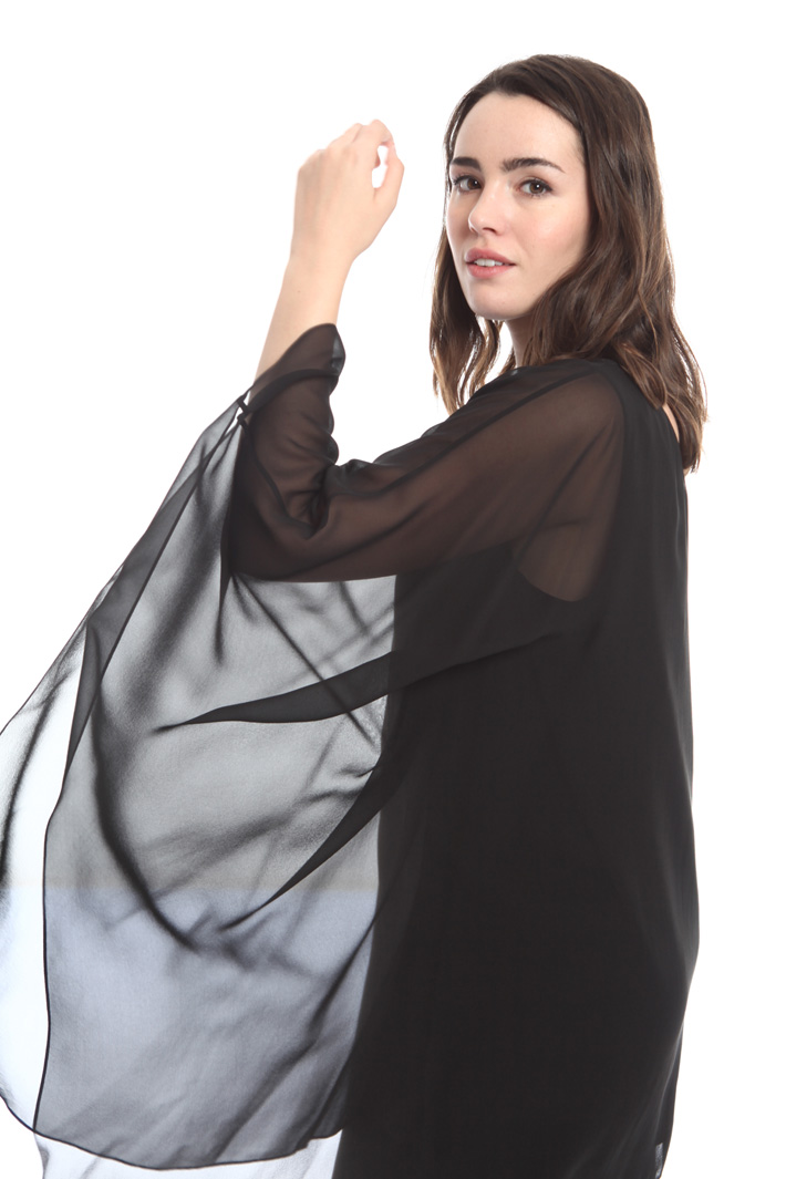 Blusa monospalla in seta Intrend Blusa monospalla in seta Intrend