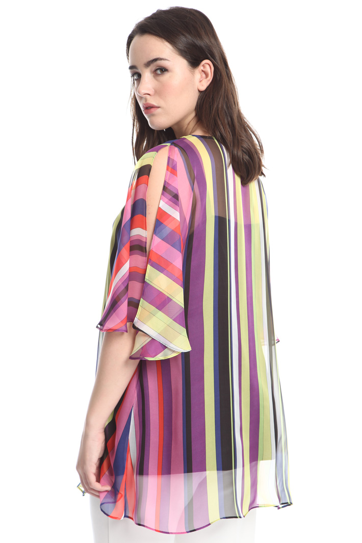 Blusa in georgette a righe Intrend Blusa in georgette a righe Intrend