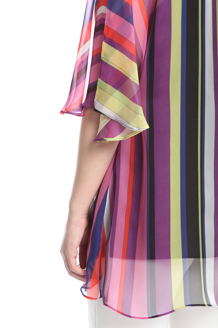 Blusa in georgette a righe Intrend Blusa in georgette a righe Intrend