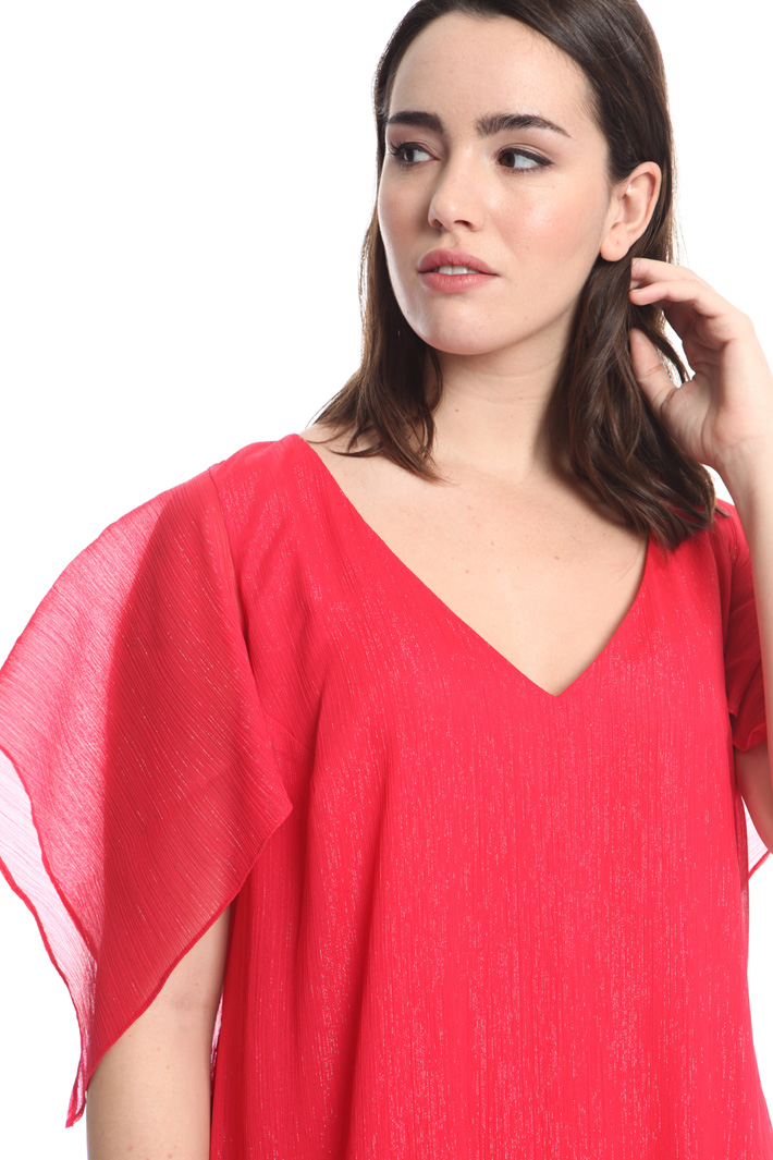 Abito lungo in creponne lurex Intrend Abito lungo in creponne lurex Intrend