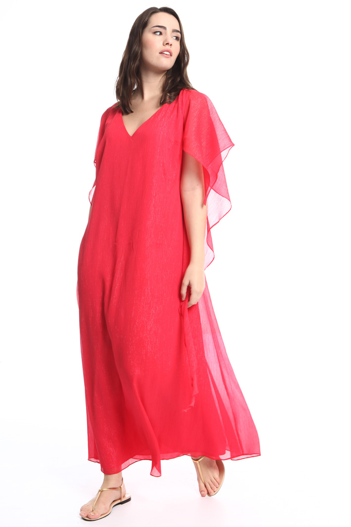 Abito lungo in creponne lurex Intrend Abito lungo in creponne lurex Intrend