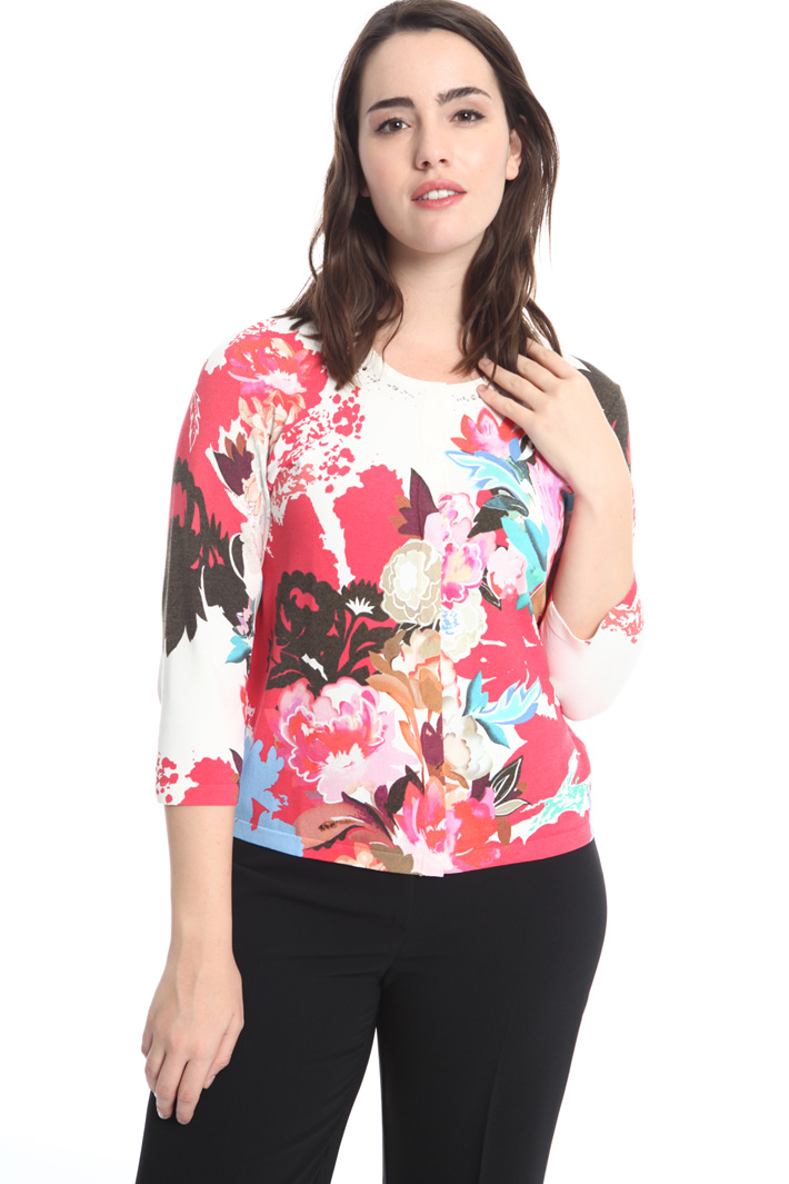 Cardigan in viscosa stretch Intrend Cardigan in viscosa stretch Intrend