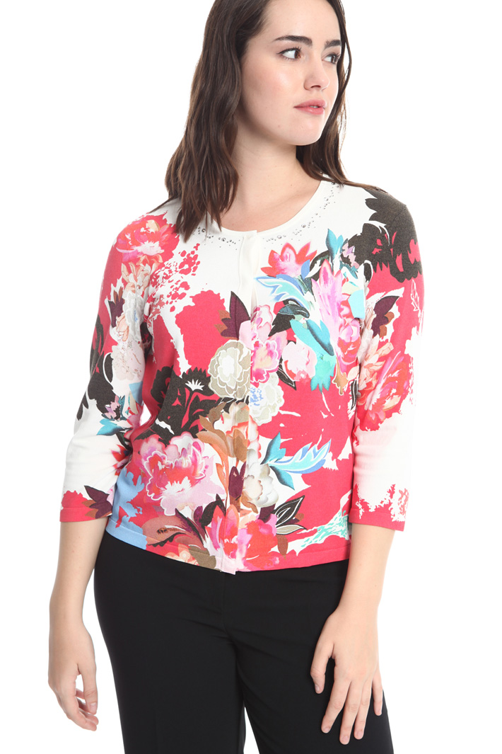 Cardigan in viscosa stretch Intrend Cardigan in viscosa stretch Intrend