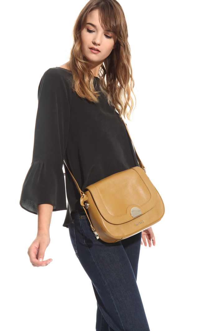 Leather bag with strap Diffusione Tessile Leather bag with strap Diffusione Tessile