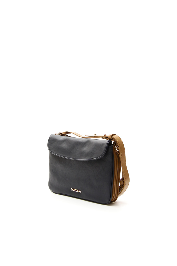 Two-tone leather pochette Diffusione Tessile Two-tone leather pochette Diffusione Tessile