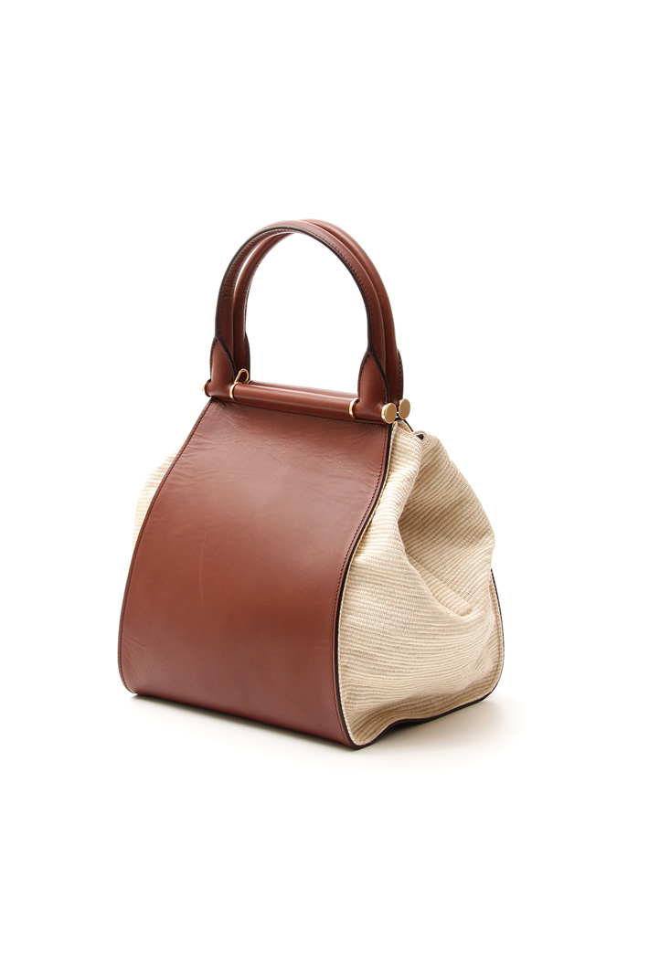 Leather and cotton bag Diffusione Tessile Leather and cotton bag Diffusione Tessile