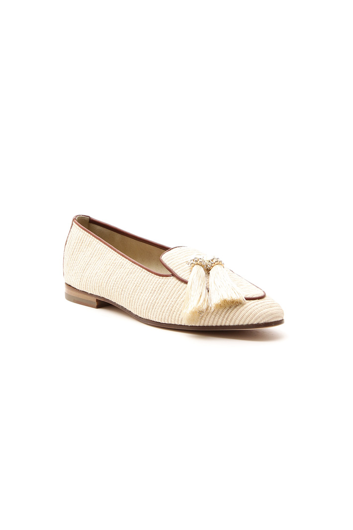 Moccasin with tassels Diffusione Tessile Moccasin with tassels Diffusione Tessile