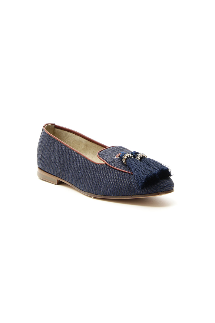 Moccasin with tassels Diffusione Tessile Moccasin with tassels Diffusione Tessile