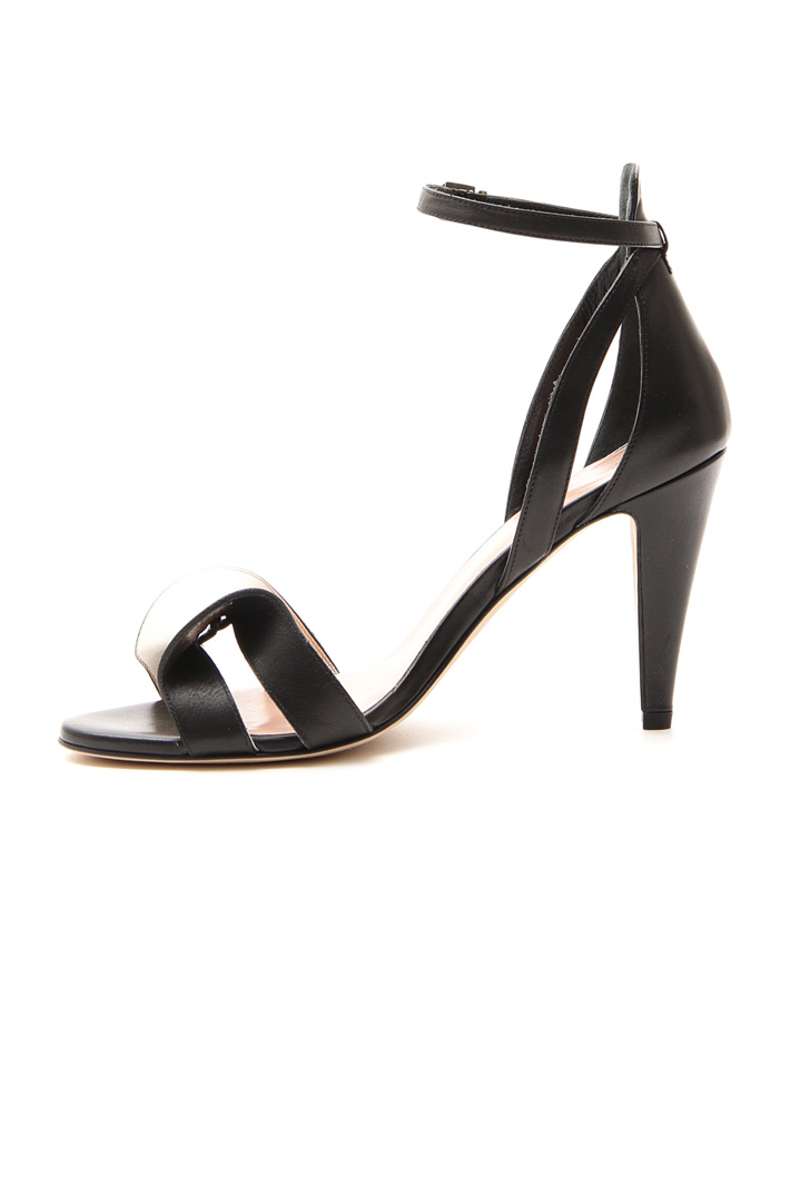 Bow detail leather sandals Diffusione Tessile Bow detail leather sandals Diffusione Tessile