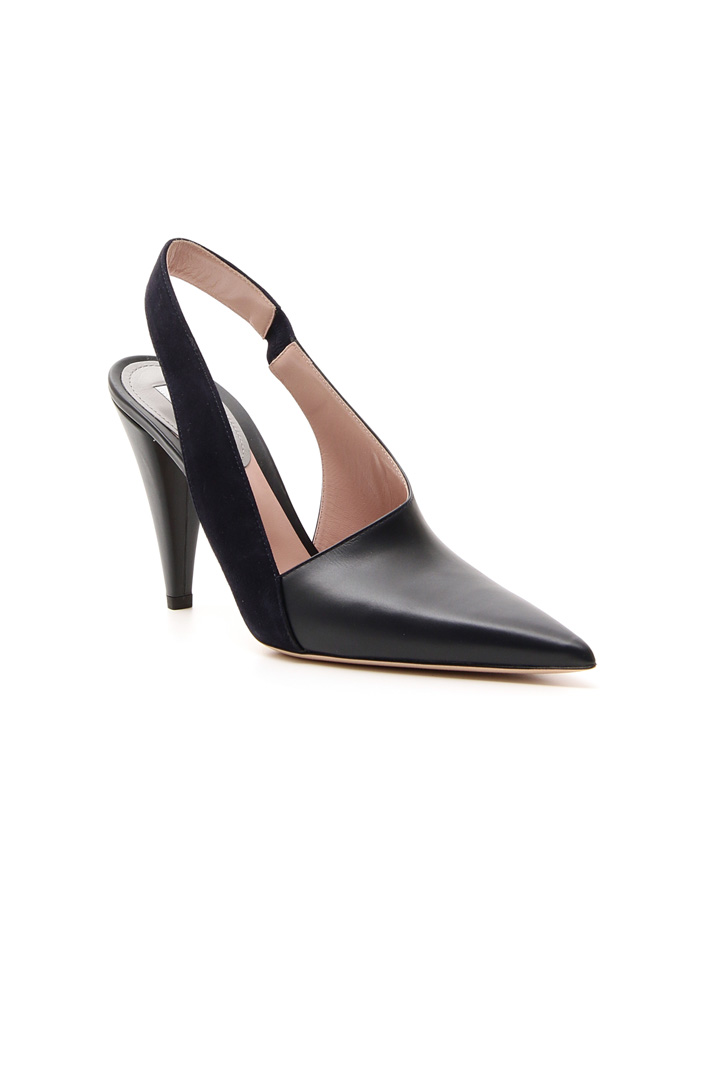 Leather sling back Diffusione Tessile Leather sling back Diffusione Tessile