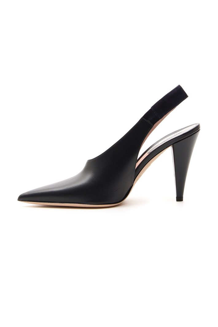 Leather sling back Diffusione Tessile Leather sling back Diffusione Tessile