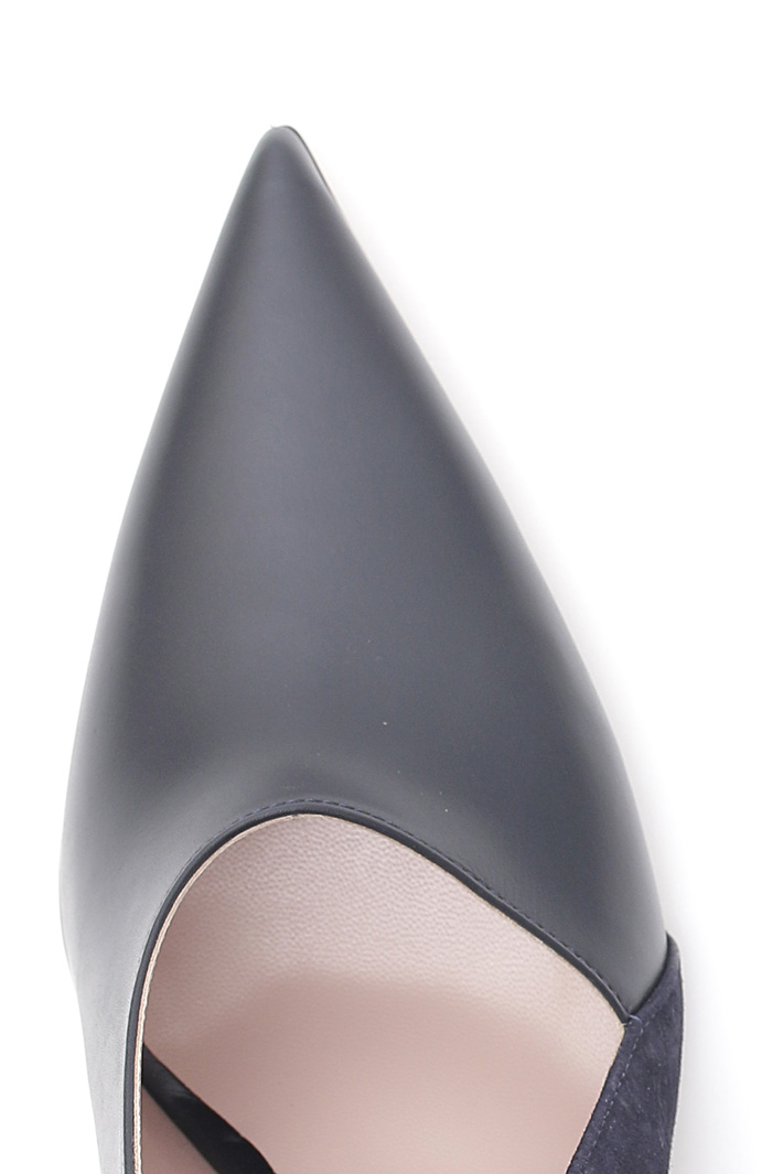 Leather sling back Diffusione Tessile Leather sling back Diffusione Tessile