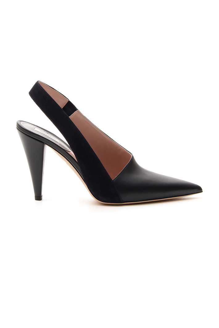 Leather sling back Diffusione Tessile Leather sling back Diffusione Tessile