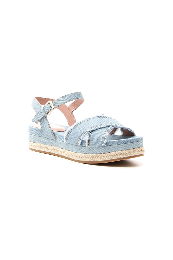 Frayed denim sandals Diffusione Tessile Frayed denim sandals Diffusione Tessile