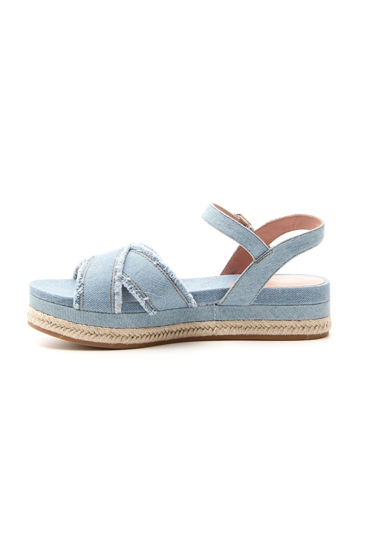 Frayed denim sandals Diffusione Tessile Frayed denim sandals Diffusione Tessile