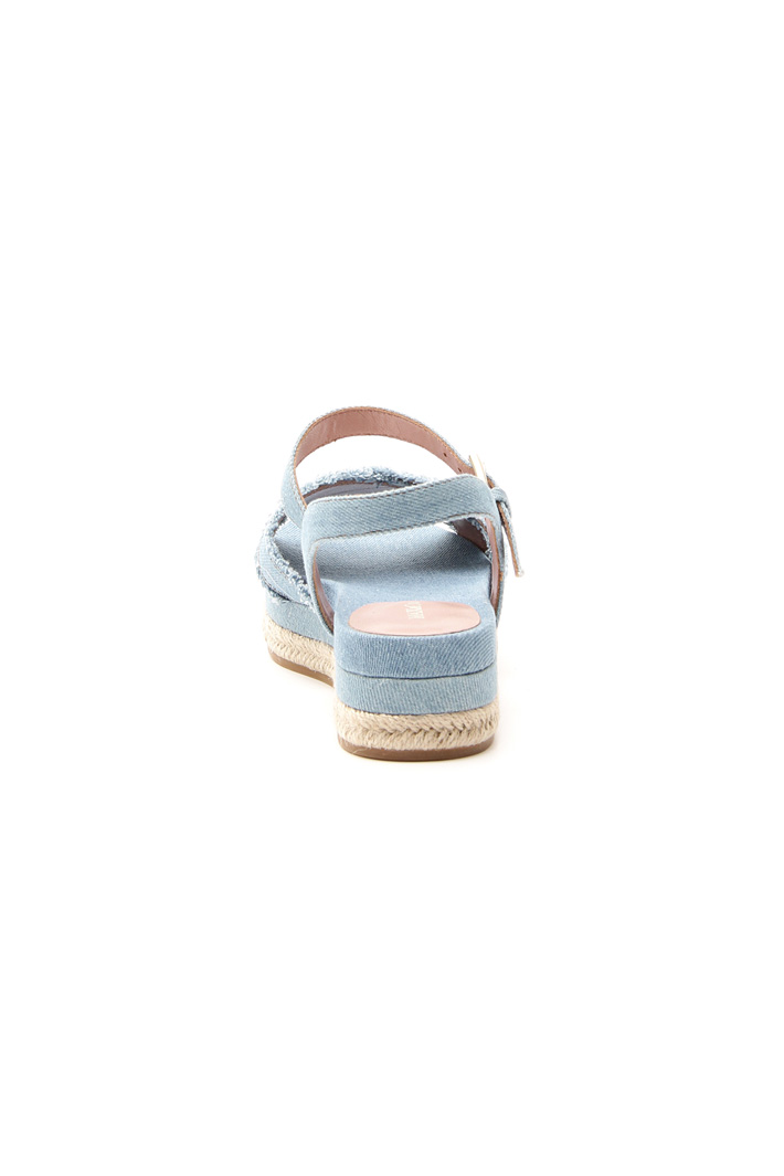Frayed denim sandals Diffusione Tessile Frayed denim sandals Diffusione Tessile