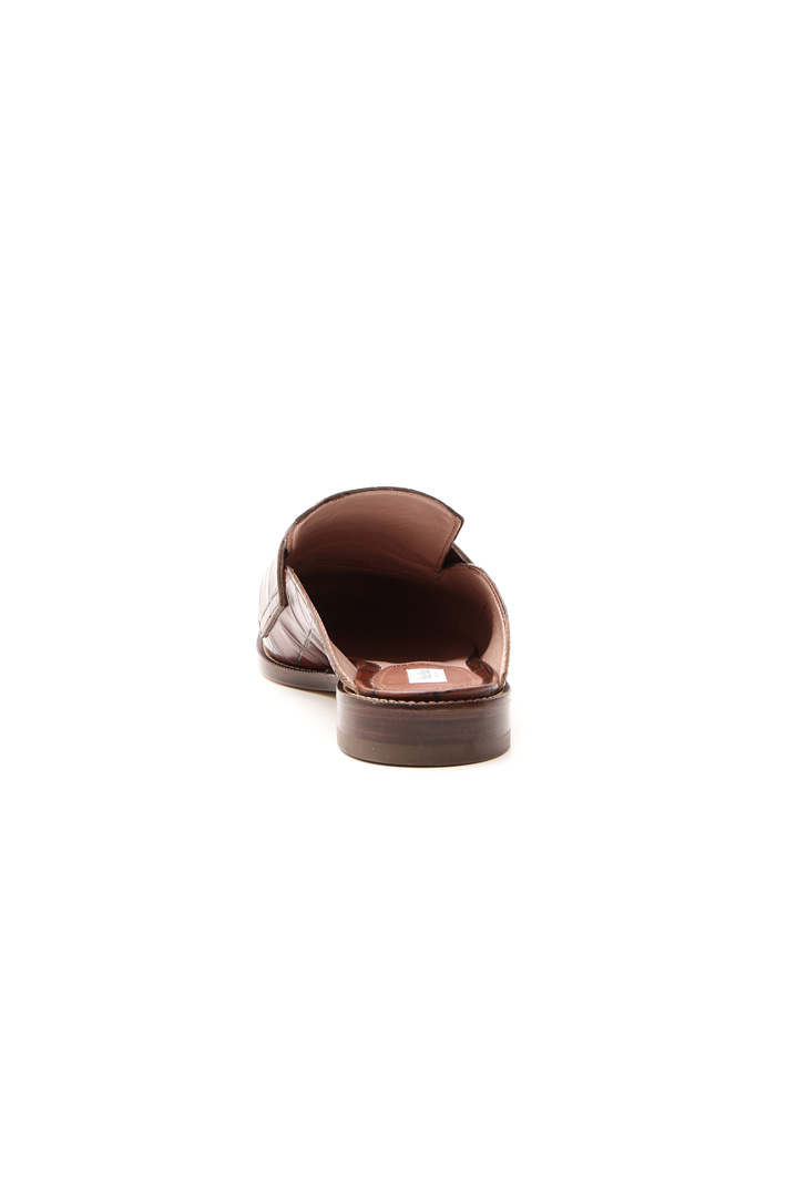 Sabot in pelle stampa cocco Intrend Sabot in pelle stampa cocco Intrend
