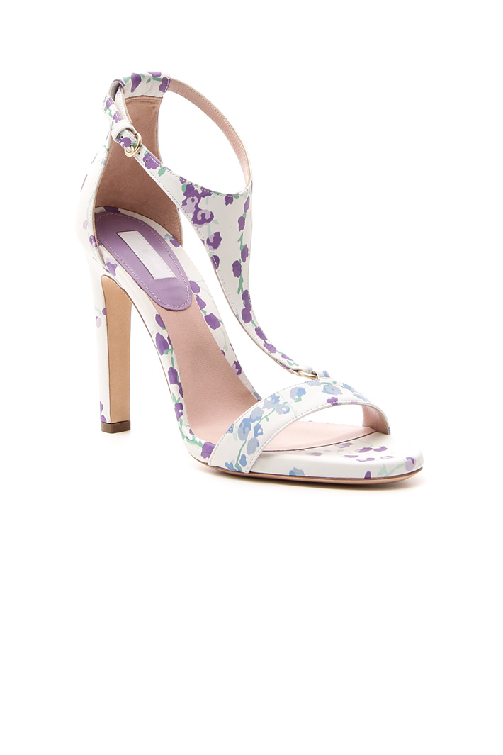 Printed leather sandals Intrend Printed leather sandals Intrend