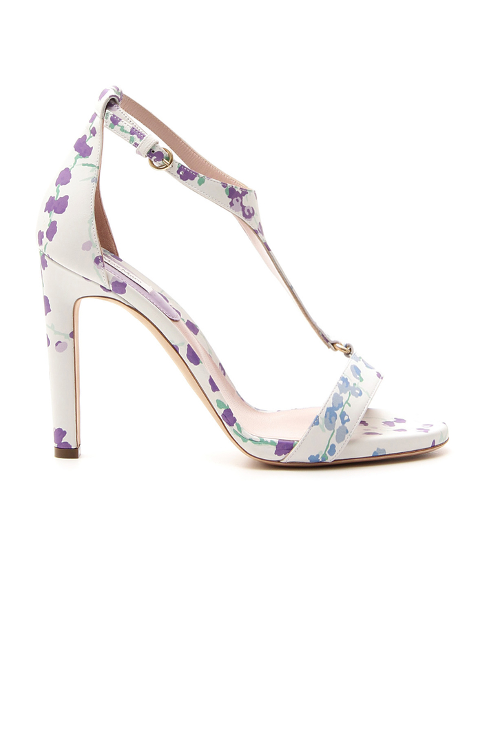 Printed leather sandals Intrend Printed leather sandals Intrend