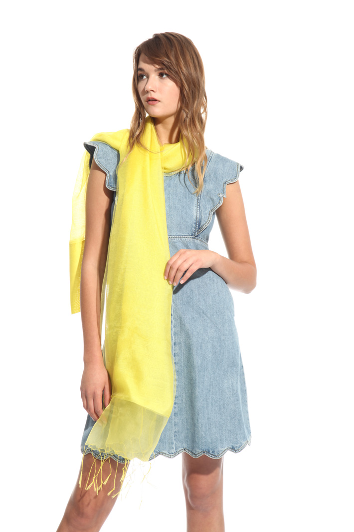 Viscose and silk scarf Intrend Viscose and silk scarf Intrend
