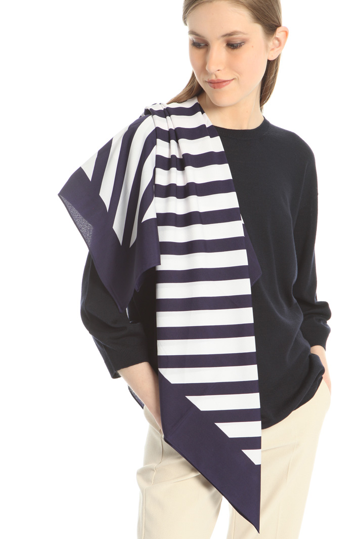 Foulard ampio stampato Intrend Foulard ampio stampato Intrend
