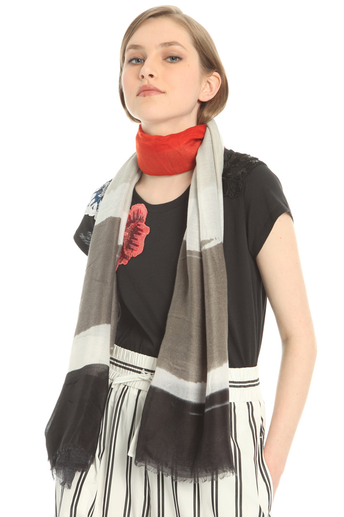Soft printed scarf Intrend Soft printed scarf Intrend