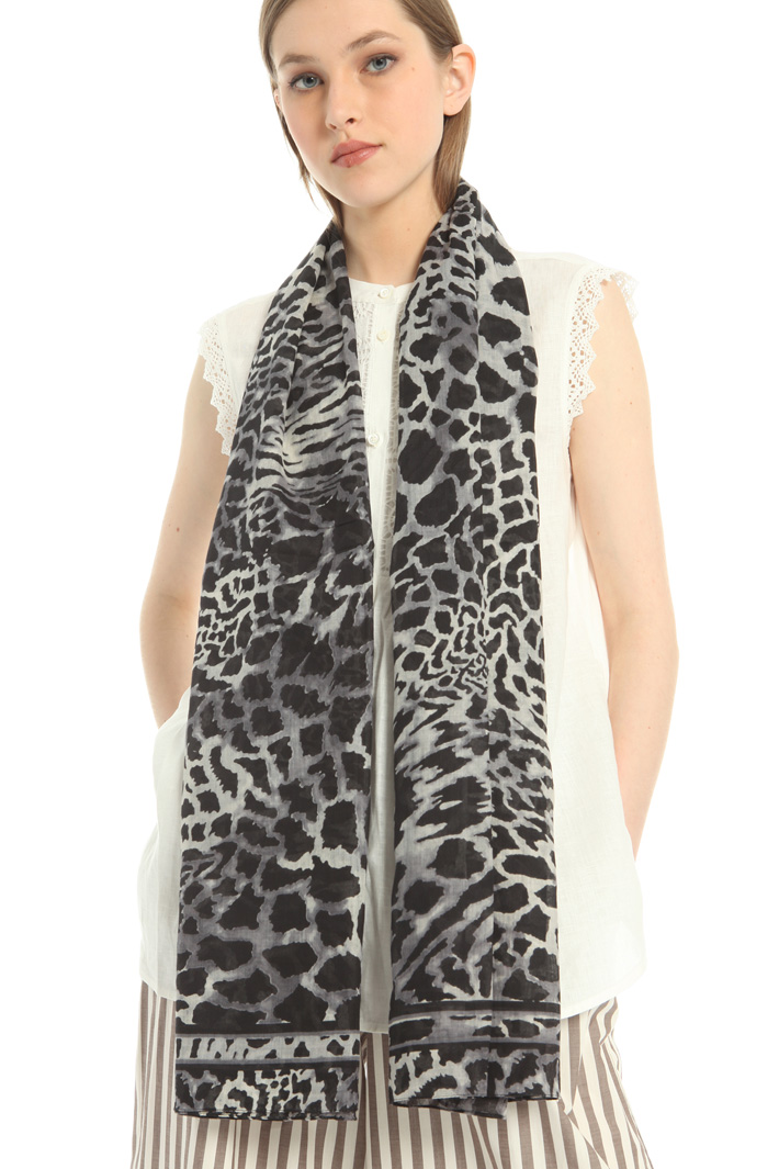 Oversized cotton stole Intrend Oversized cotton stole Intrend